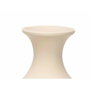 Giftdecor Jarrón de Cerámica Cuello Estrecho 48 cm Beige