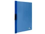 Liderpapel Carpeta dossier con pinza lateral azul translúcido DIN A4