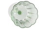 DKD Home Decor Set de 6 Copas de Cristal Bubbles Garbo Verde de 285ml