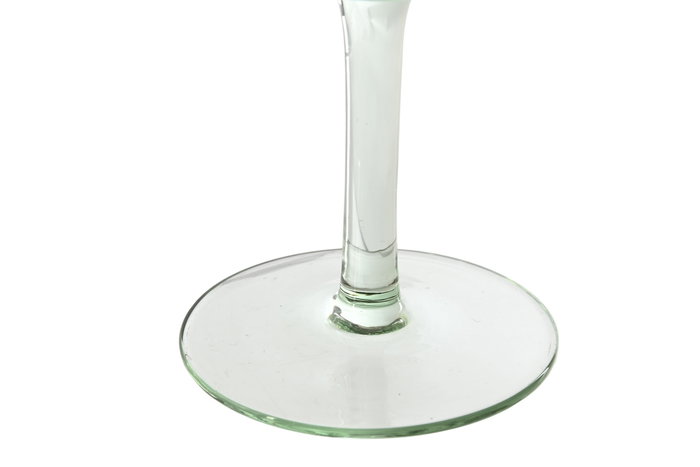 DKD Home Decor Set de 6 Copas de Cristal Bubbles Garbo Verde de 285ml