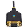 StarTech.com Adaptador USB a RS-232 DB-9 Hembra con Módem Nulo y Chipset FTDI, 30cm