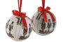 DKD Home Decor Set de 14 Bolas Decorativas Multicolor en PVC