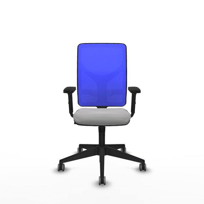 PIQUERAS Y CRESPO Silla de oficina Motilla con mecanismo Sincro, Gris claro y Azul PIQUERAS Y CRESPO Silla de oficina Motilla con mecanismo Sincro, Gris claro y Azul