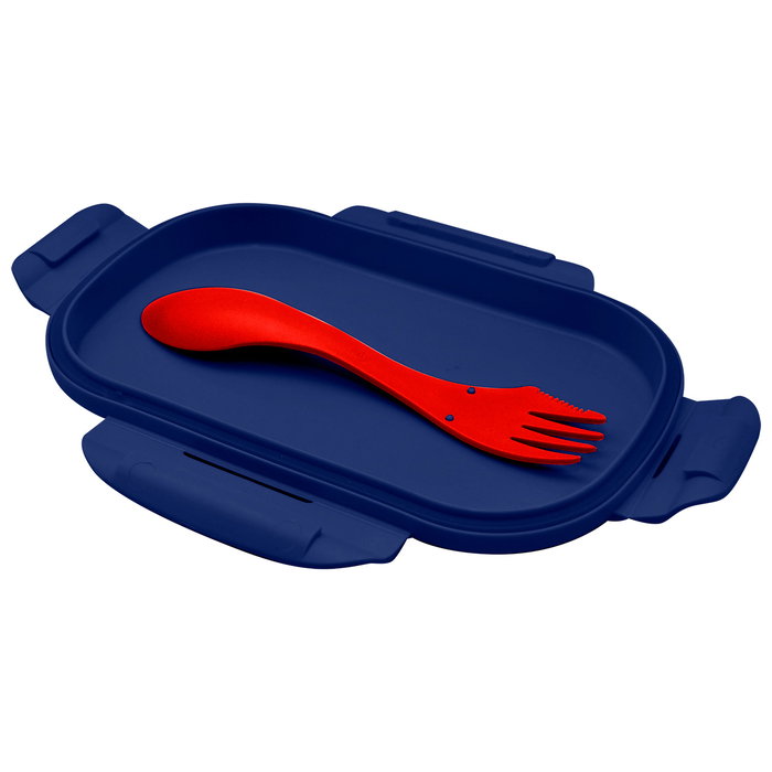 Kids Licensing Sandwichera Spiderman con Cubierto SP50071
