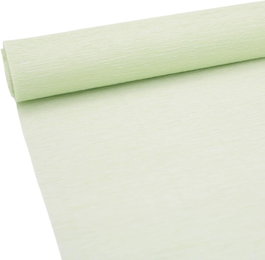 CANSON - GUARRO Paquete de 10 rollos continuos de papel crepón verde pastel 50x250cm 32g