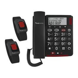 amplicomms BigTel 50 Alarm Plus Duo Gris Oscuro