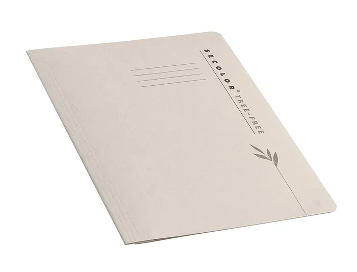 Djois Subcarpeta de cartulina ecológica 100% con fastener, formato Din A4, 226 g/m², color crema, pack de 10 unidades