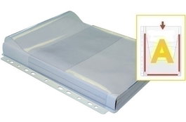 Funda Multitaladro Fuelle Grafoplas 25Mm Pvc 180Μ A4 11 Tal. A (Solapa) Bolsa De 5
