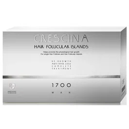 Labo Cosprophar Suisse Crescina Follicular Islands 1700 para hombres, 10 + 10 pzs