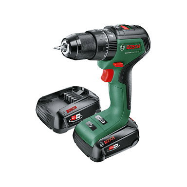 Bosch UniversalImpact 18V-60 Taladro Percutor Inalámbrico con 2 Baterías de 2.0 Ah