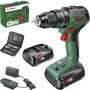 Bosch UniversalImpact 18V-60 Taladro Percutor Inalámbrico con 2 Baterías de 2.0 Ah