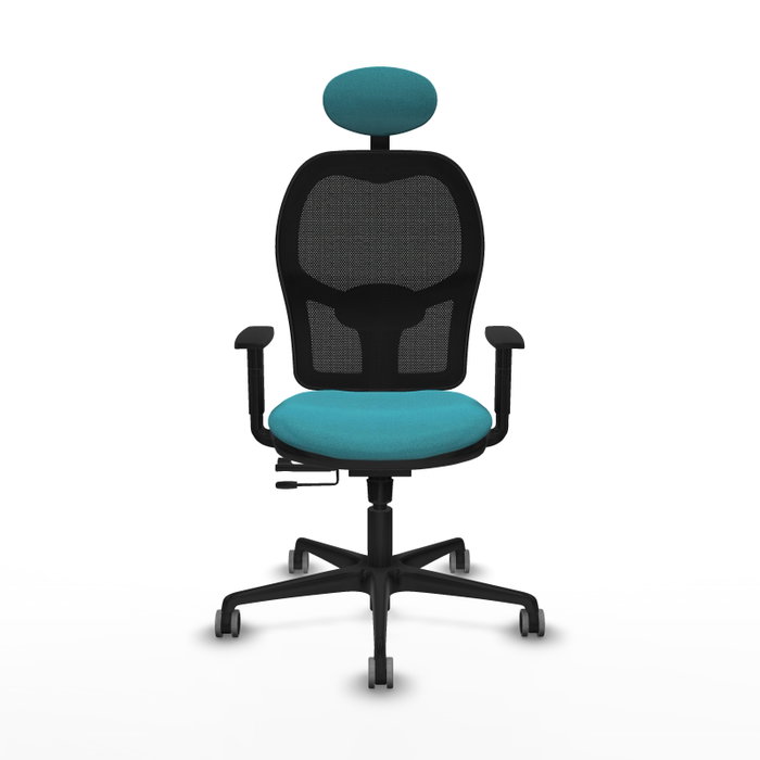 PIQUERAS Y CRESPO Silla de oficina Jorquera Turquesa y Negro PIQUERAS Y CRESPO Silla de oficina Jorquera Turquesa y Negro