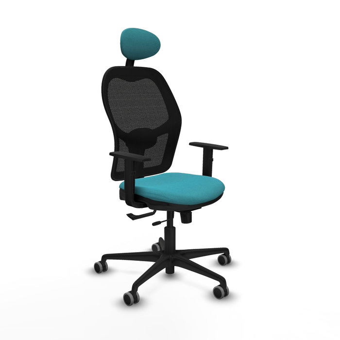 PIQUERAS Y CRESPO Silla de oficina Jorquera Turquesa y Negro PIQUERAS Y CRESPO Silla de oficina Jorquera Turquesa y Negro