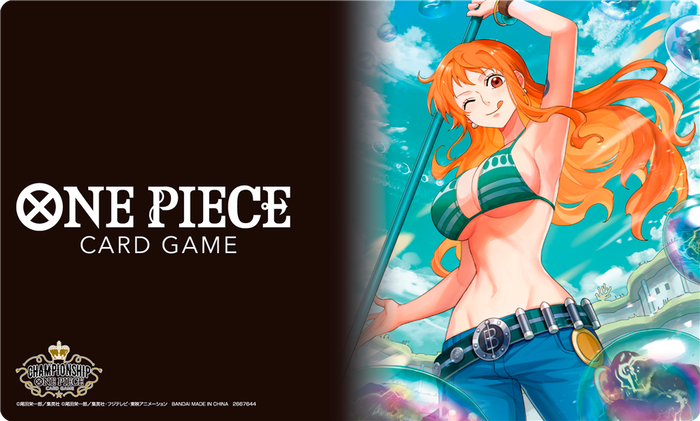 Bandai Tapete y Caja de Almacenamiento One Piece, Alfombra de Juego 30x61cm, Caja 16.5x8x11cm