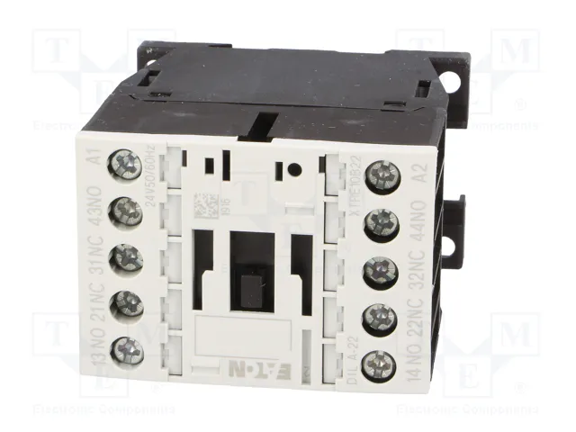 EATON ELECTRIC Contactor DILA-22 4-polar 24VAC 4A EATON ELECTRIC Contactor DILA-22 4-polar 24VAC 4A