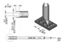 JBC TOOLS Punta especial 2,3x1,6mm