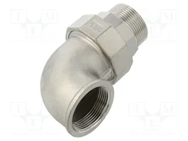 GEBO Conector Codo de 90° Acero Inoxidable 1.4408 G 1 1/2