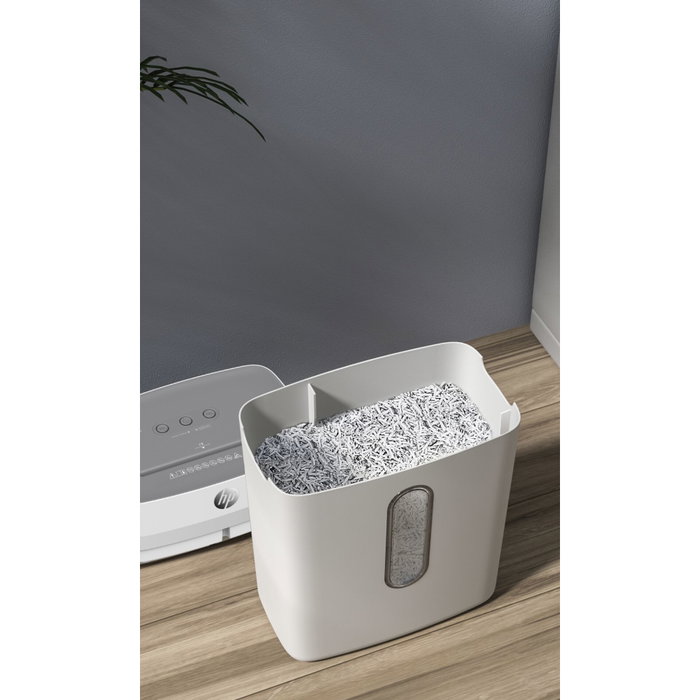 HP OneShred 12CC Blanco, 12 hojas, Nivel P-4