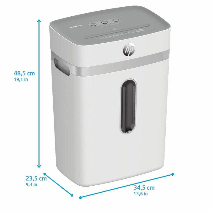 HP 2802 OnesheRed - Destructora de Papel con Corte Cruzado, Nivel de Seguridad P-4, Capacidad 12 Hojas y 12 L HP 2802 OnesheRed - Destructora de Papel con Corte Cruzado, Nivel de Seguridad P-4, Capacidad 12 Hojas y 12 L
