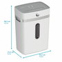 HP 2802 OnesheRed - Destructora de Papel con Corte Cruzado, Nivel de Seguridad P-4, Capacidad 12 Hojas y 12 L