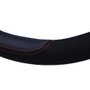 Momo Funda de Volante Comfort Microfibra Negro-Rojo 38-39cm