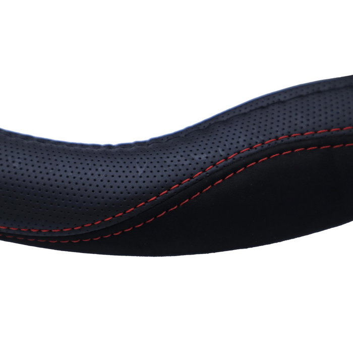 Momo Funda de Volante Comfort Microfibra Negro-Rojo 38-39cm Momo Funda de Volante Comfort Microfibra Negro-Rojo 38-39cm