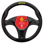 Momo Funda de Volante Comfort Microfibra Negro-Rojo 38-39cm