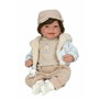 Muñecas Arias Muñeca Elegance Zoe Beige 45 cm con Pelo y Mecanismo de Risa Try Me