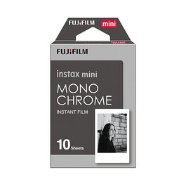 Fujifilm Instax Mini Monochrome Film Blanco ISO 800 (10 unidades)
