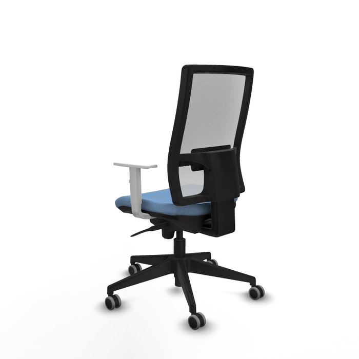 PIQUERAS Y CRESPO Silla de oficina Horna con mecanismo Sincro, Azul cielo y Blanco PIQUERAS Y CRESPO Silla de oficina Horna con mecanismo Sincro, Azul cielo y Blanco
