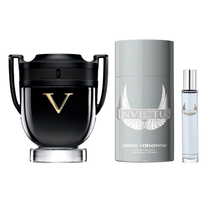 Paco Rabanne Invictus Victory Set con Eau de Parfum 100 ml y Desodorante Spray 150 ml