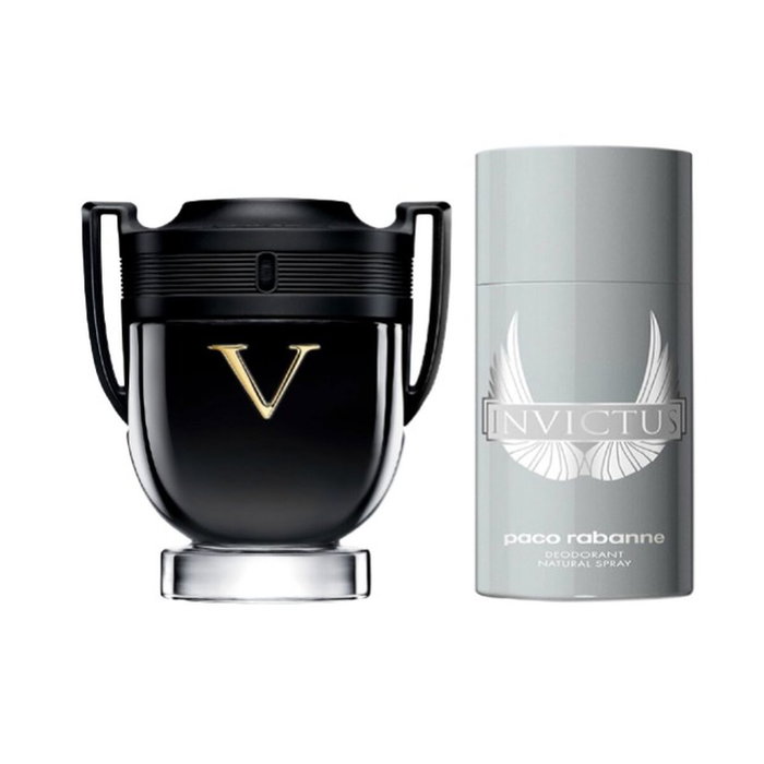 Paco Rabanne Invictus Victory Set con Eau de Parfum 100 ml y Desodorante Spray 150 ml