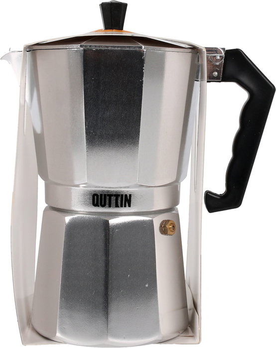 Quttin Cafetera de Aluminio para Inducción de 9 Servicios