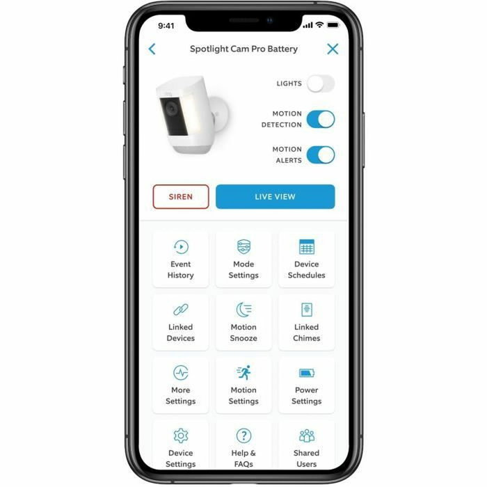 Ring Spotlight Cam Pro Battery - Blanco Ring Spotlight Cam Pro Battery - Blanco