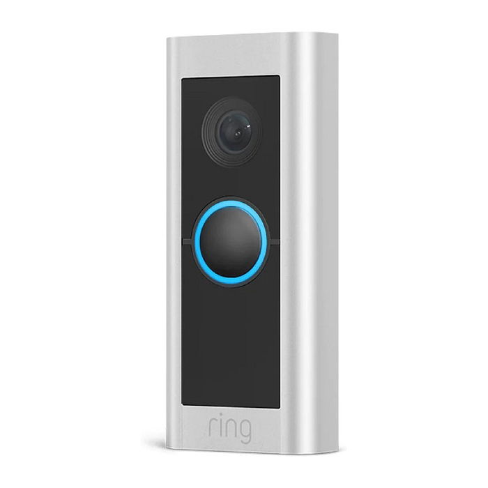 Amazon Ring Spotlight Cam Pro, Cámara de Seguridad con Batería para Exterior, Color Blanco