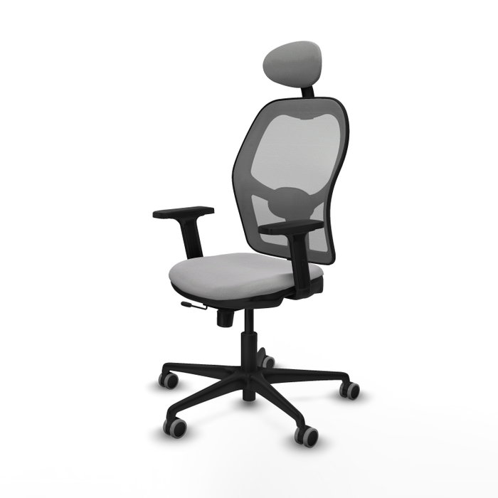 PIQUERAS Y CRESPO Silla de oficina Jorquera con mecanismo Sincro/Traslack, Gris