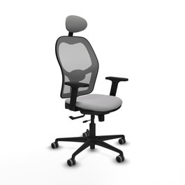 PIQUERAS Y CRESPO Silla de oficina Jorquera con mecanismo Sincro/Traslack, Gris
