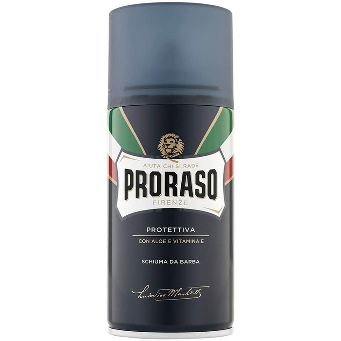 Proraso Blue Espuma de Afeitar para Todo Tipo de Pieles 300 ml