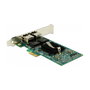 DeLOCK Tarjeta de Red Gigabit LAN PCI Express x1, 2 Puertos RJ45, Controlador Intel 82576, 10/100/1000 Mbit/s, Referencia 89944, para Windows y Linux