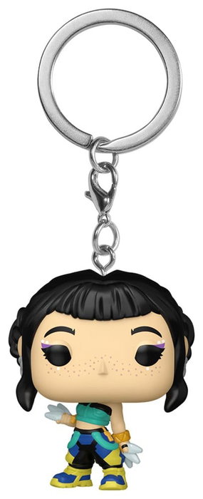 FUNKO Llavero Pocket POP KPop Demon Hunters Zoey FUNKO Llavero Pocket POP KPop Demon Hunters Zoey