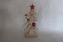 DKD Home Decor Decoración MDF Árbol Natural 11x5x25