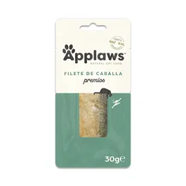 Applaws Snack para Gatos Lomo de Caballa en Lata, Pack de 12 Latas de 30 gr
