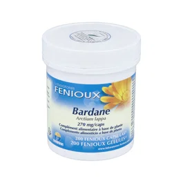 FENIOUX Bardana 200 Cápsulas para la Salud de la Piel y Eliminación