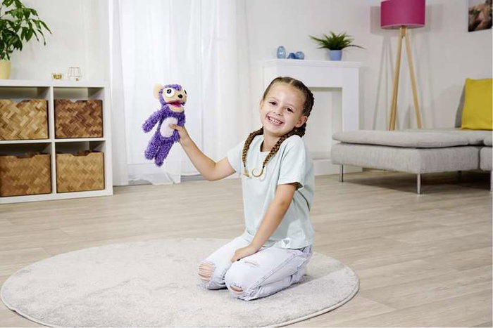 Smoby Screamerz Peluche Interactivo Mono 28 cm Ruidos al Agitar o Pulsar el Botón Smoby Screamerz Peluche Interactivo Mono 28 cm Ruidos al Agitar o Pulsar el Botón