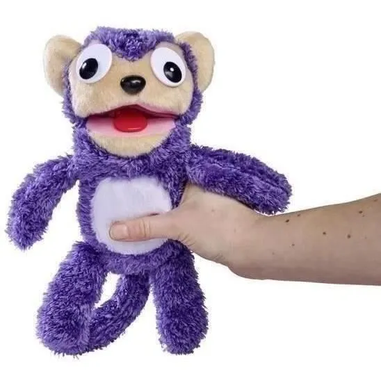 Smoby Screamerz Peluche Interactivo Mono 28 cm Ruidos al Agitar o Pulsar el Botón
