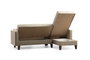 Atelier Del Sofa Polya L Conjunto de Sofá Beige, Sofá Rinconero y Sillón Orejero para Sala de Estar, Máximo Confort y Estilo