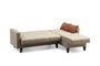 Atelier Del Sofa Polya L Conjunto de Sofá Beige, Sofá Rinconero y Sillón Orejero para Sala de Estar, Máximo Confort y Estilo