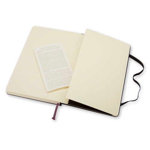 Moleskine Cuaderno Classic Tapa Dura Liso Pocket Negro
