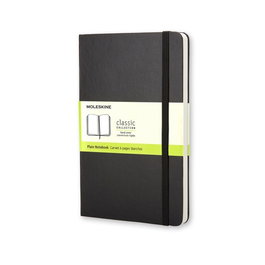 Moleskine Libreta Clásica Tapa Dura Negra QP012 A6 Lisa 9x14cm 192 Hojas