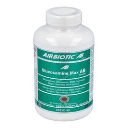 AIRBIOTIC Glucosamina Max Ab Complex 90 Cápsulas - Con Condroitina, MSM y Vitamina C para Cartílagos